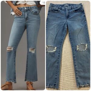 Good American Blue Flare & Wide Leg Jeans